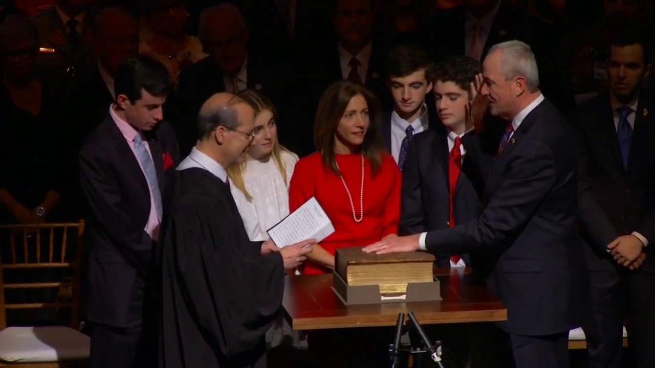Phil Murphy sworn in as New Jersey governor