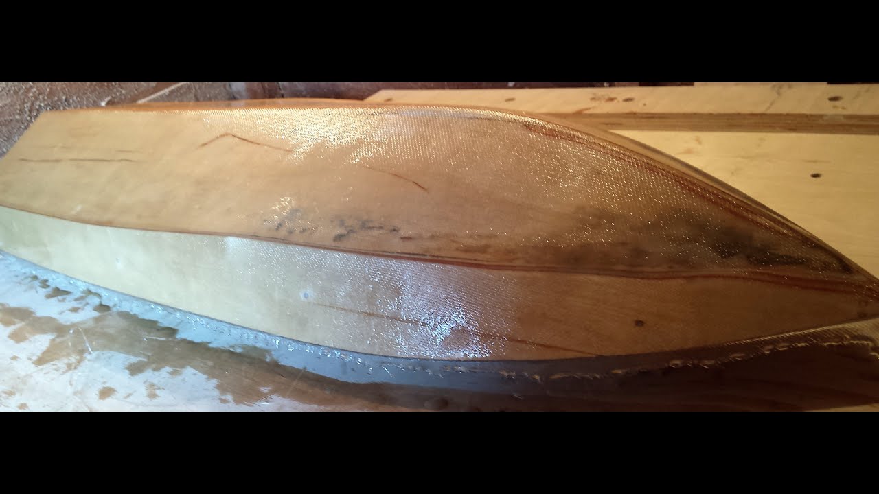 RC Boat - Homemade - Part 8 - Fibreglassing Outside