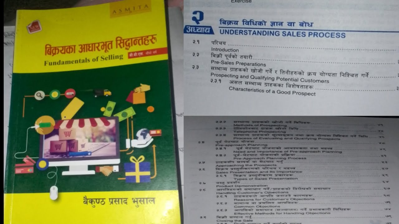 BBS 4th year marketing selling //chapter 2 // full concept// selling// college 