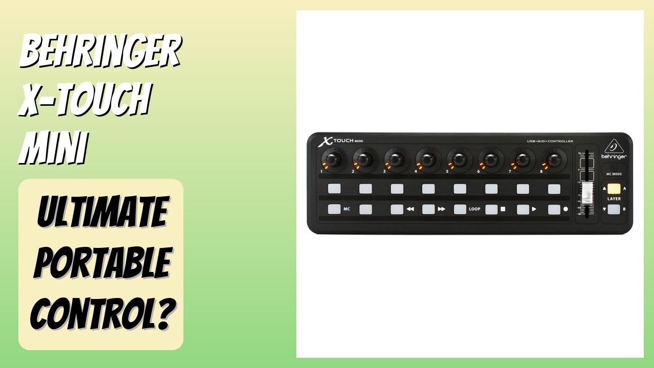 REVIEW (2026): Behringer X-Touch Mini. Features