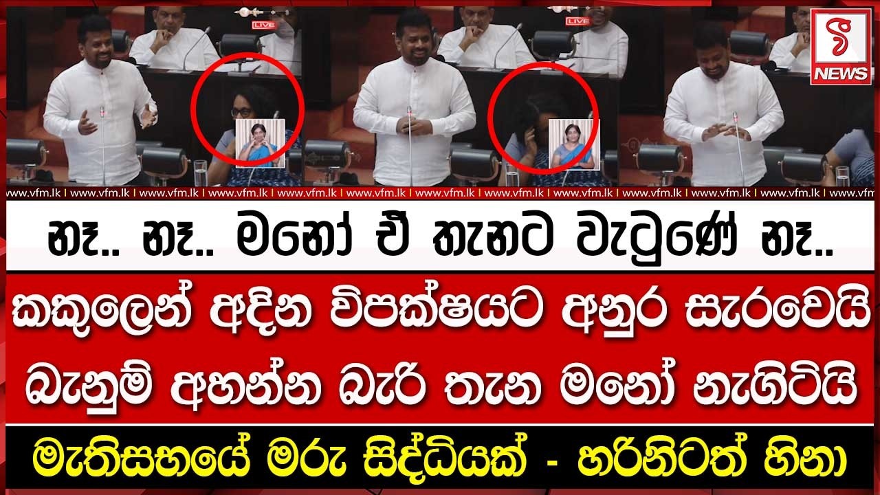 මැතිසභයේ මරු සිද්ධියක් - හරිනිටත් හිනා