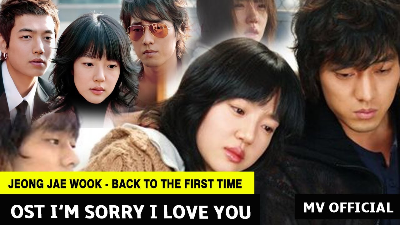 Ost Im Sorry I Love You - (Back To The First Time) - Jeong Jae Wook MV [English sub]
