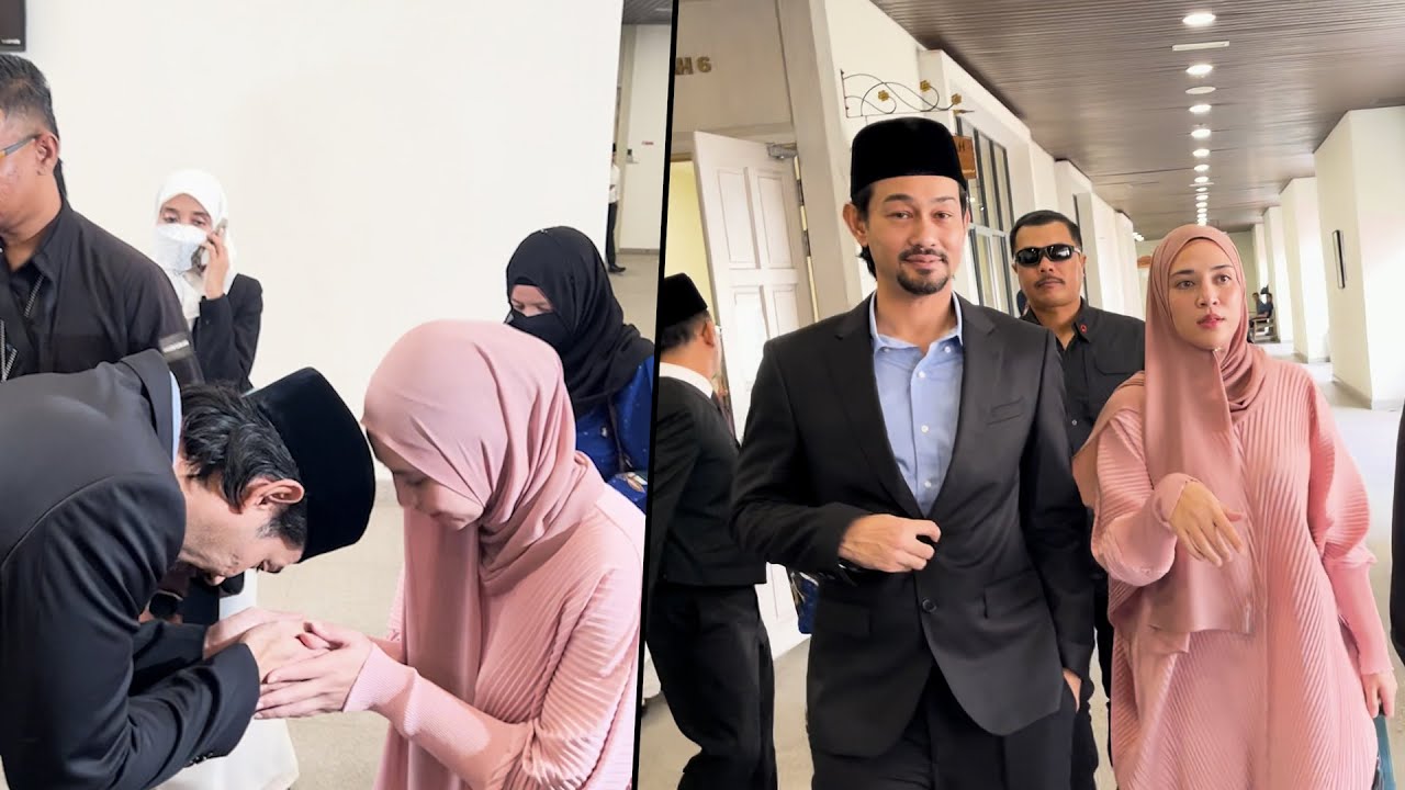 Farid, Diana Danielle cerai kali kedua... Tak kekok bersalaman di mahkamah