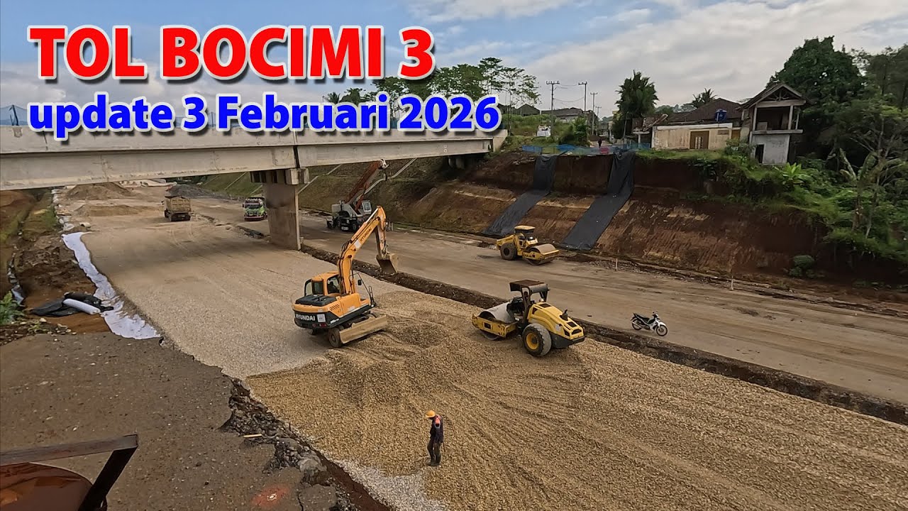 Update Tol Bocimi 3, progress pengerjaan di Cicangkore & Cibodas