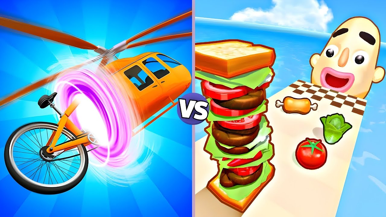 Shape-shifting Walkthrough vs Sandwich Runner Gameplay All Level Android,iOS”Gameplay