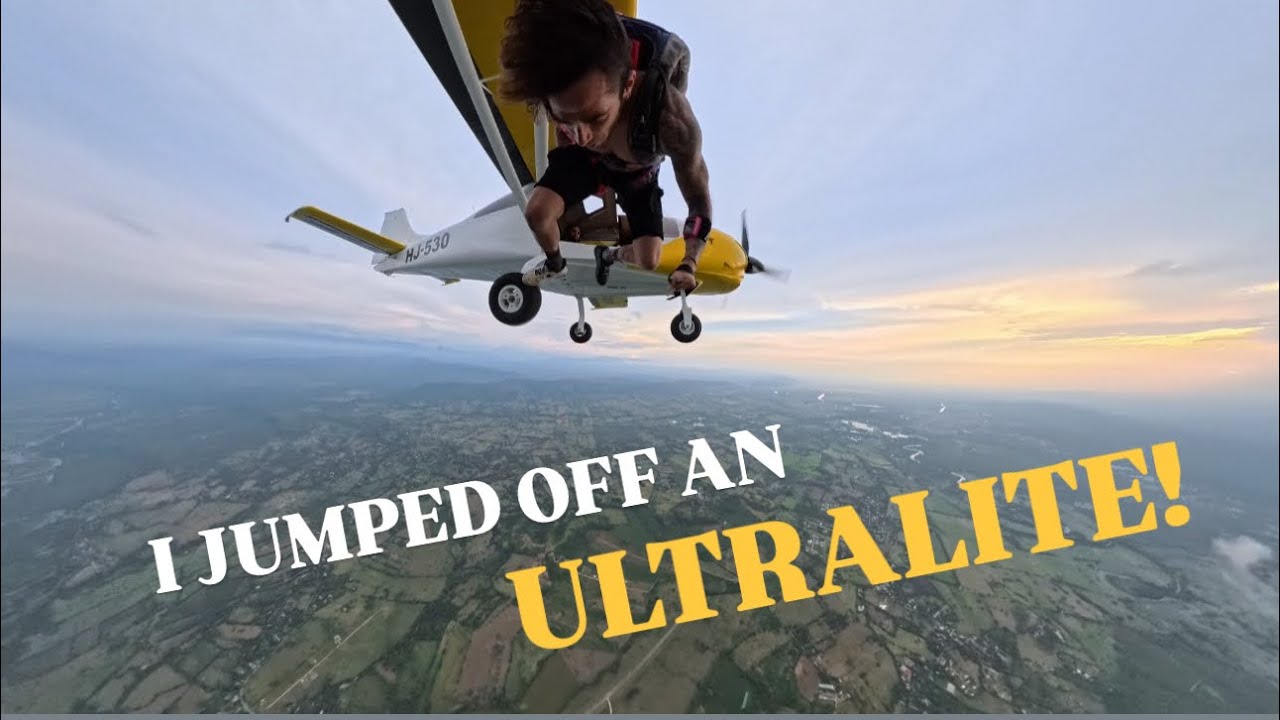 I jumped off an Ultralite from 1300m! 🤩