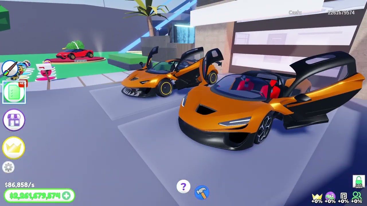 Mega Mansion tycoon Roblox all my cars