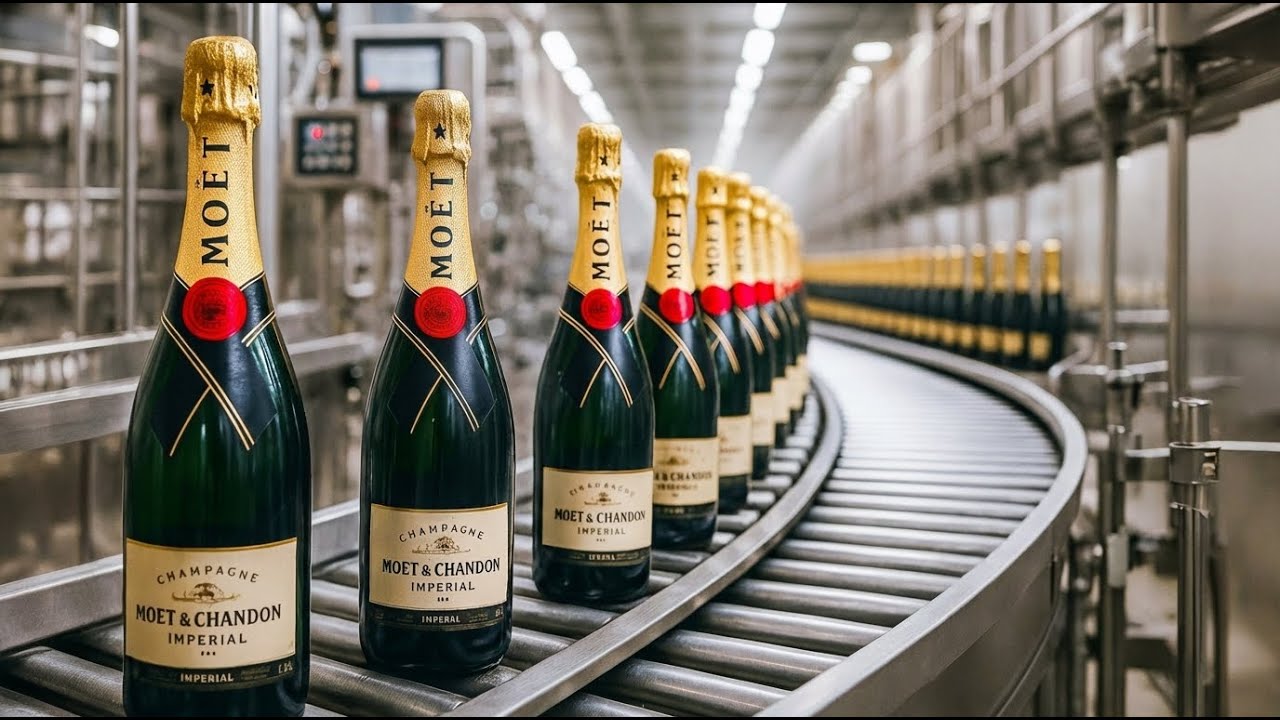 Inside the Champagne Factory: From Raw Grapes to Perfect Sparkling Wine (Full Process)