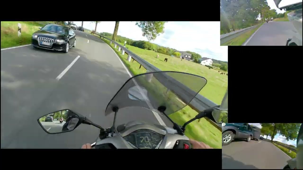 Actioncam GoXtreme Vision - Test am Motorrad