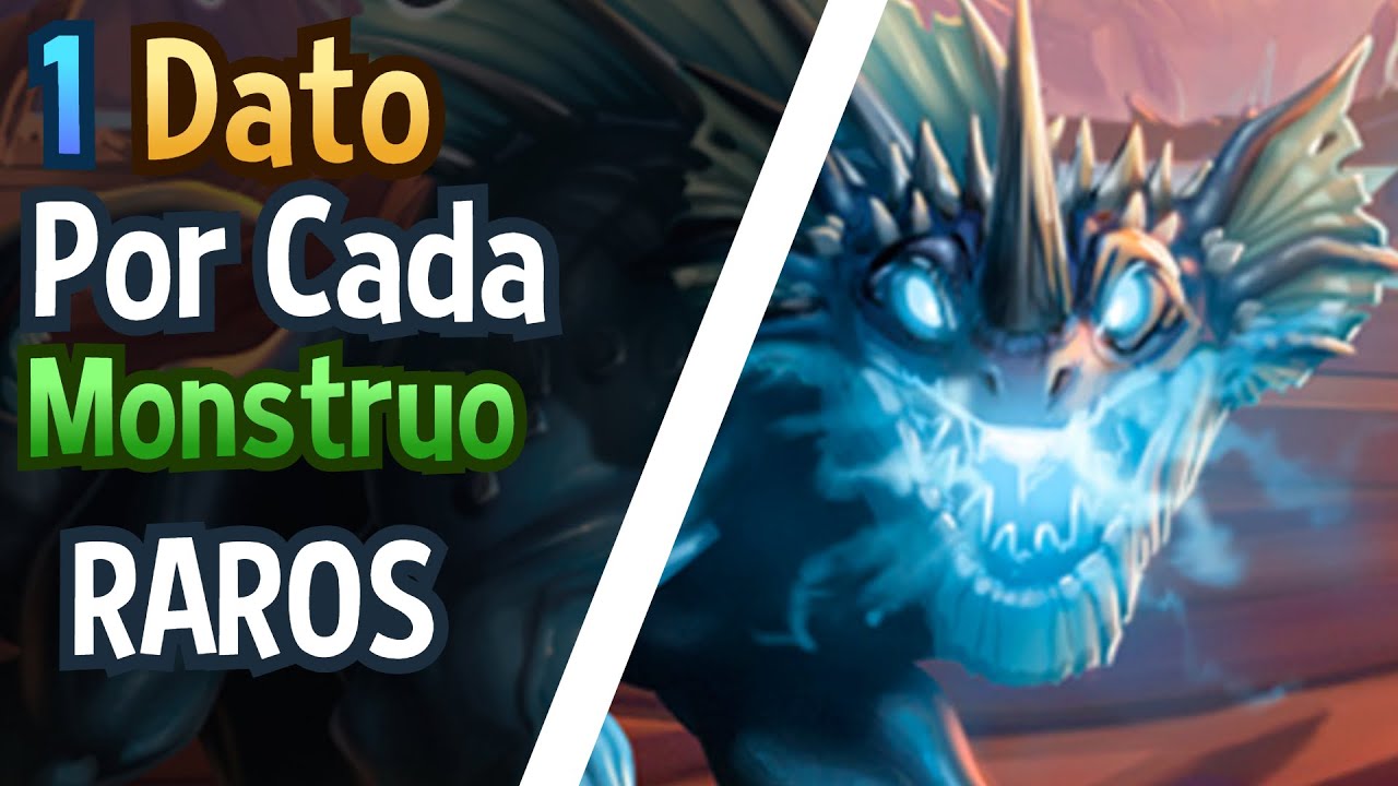 1 Dato Por Cada Monstruo RARO 🐍 - Parte 2 🌸 - Monster Legends 🍀