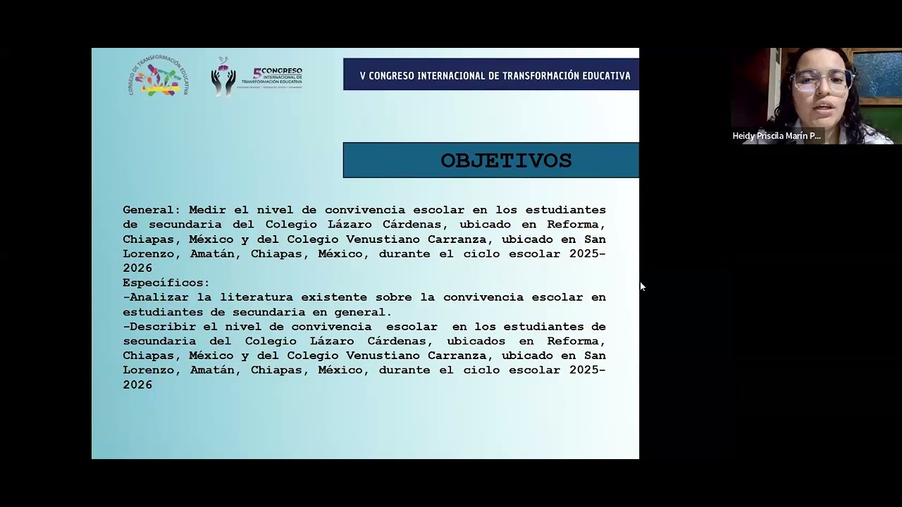 3. Convivencia escolar en alumnos de secundarias confesionales de Chiapas