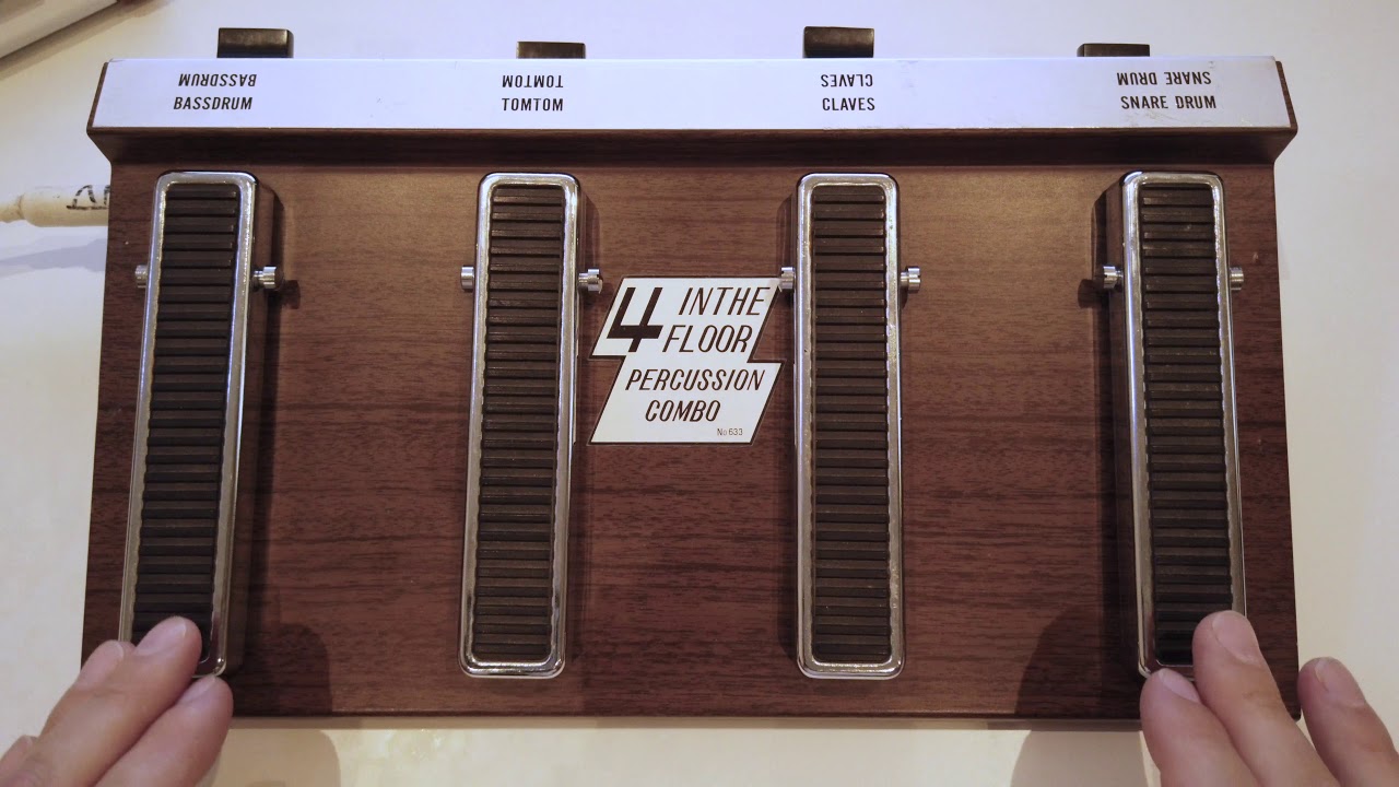 Shin-ei – 4 in the floor analog drum pedal