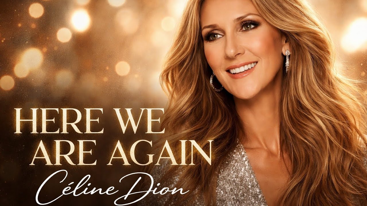 Céline Dion – HERE WE ARE  AGAIN (LYRICS)