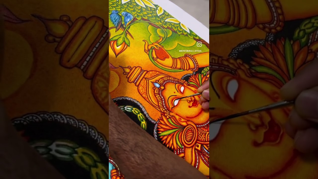 #radhakrishna #keralamuralpainting #krishna #painting #art #artist