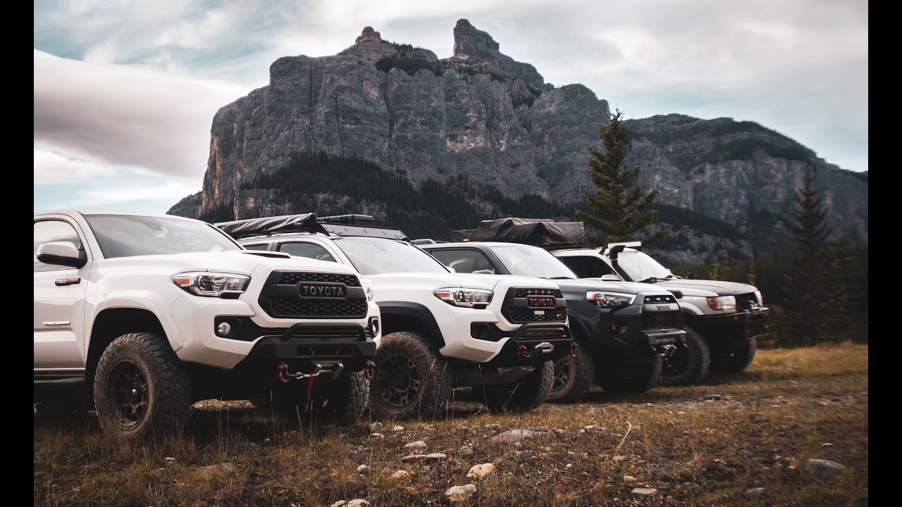 Waiparous Adventure, Alberta, Canada. Ghost PLUZ Camping & Off-road Exploration - Toyota Tacoma