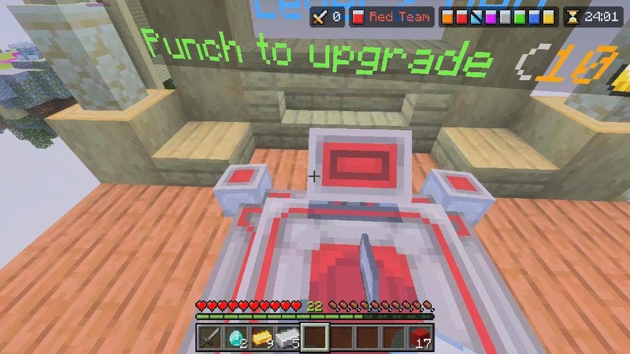 Playing Bedwars with my favourite map (Aero)