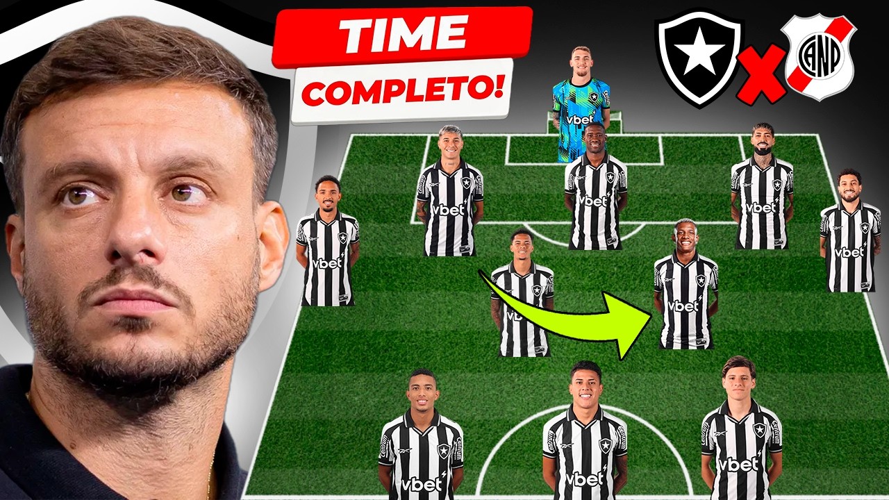 VEJA A ESCALAÇÃO DO BOTAFOGO PRO JOGO CONTRA O NACIONAL POTOSI! PRE JOGO BOTAFOGO X NACIONAL POTOSI