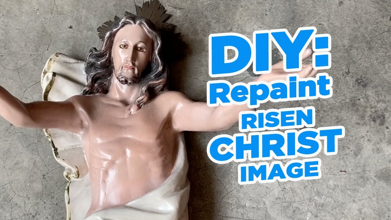 DIY Project #2: MakeOver Risen Christ Statue