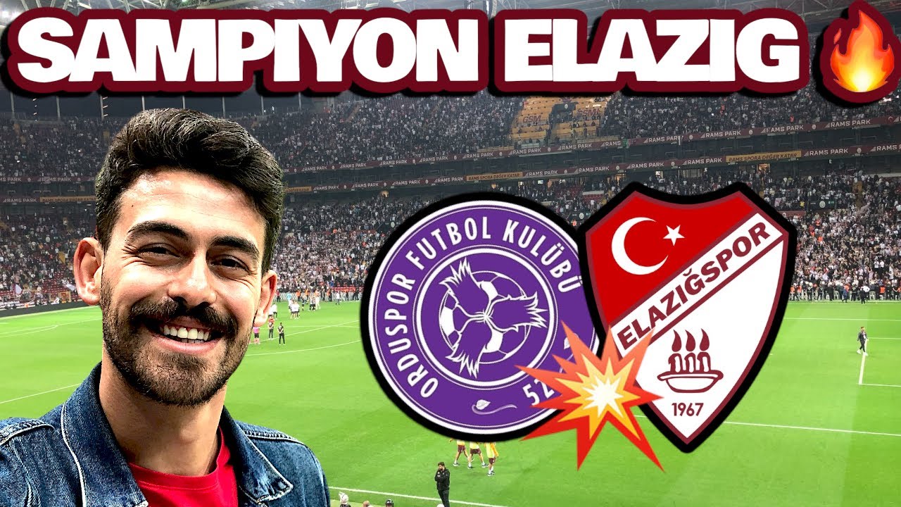 PLAY-OFF ŞAMPİYONU ELAZIĞSPOR !! | TFF 3.Lig Play-Off Finaline Gittim ! 52 Orduspor - Elazığspor