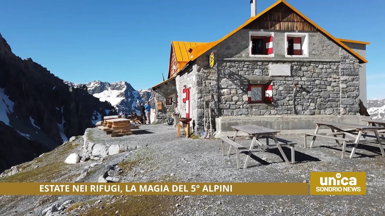 Estate nei rifugi, la magia del 5° Alpini