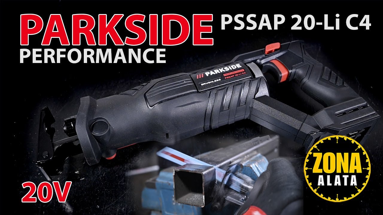 Parkside Performance PSSAP 20-Li C4 Sabljasta testera - Lisicarka - TEST 4K