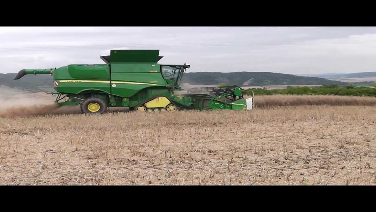 [HD] John Deere S680i,8410 und 7930 Rapsernte 2012 in Thüringen