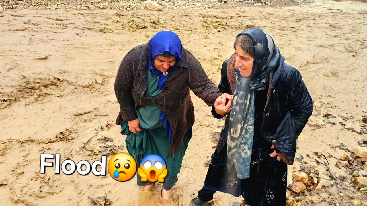 Дому грозит разрушение; семья Рукии оказалась в ловушке из-за наводнения.