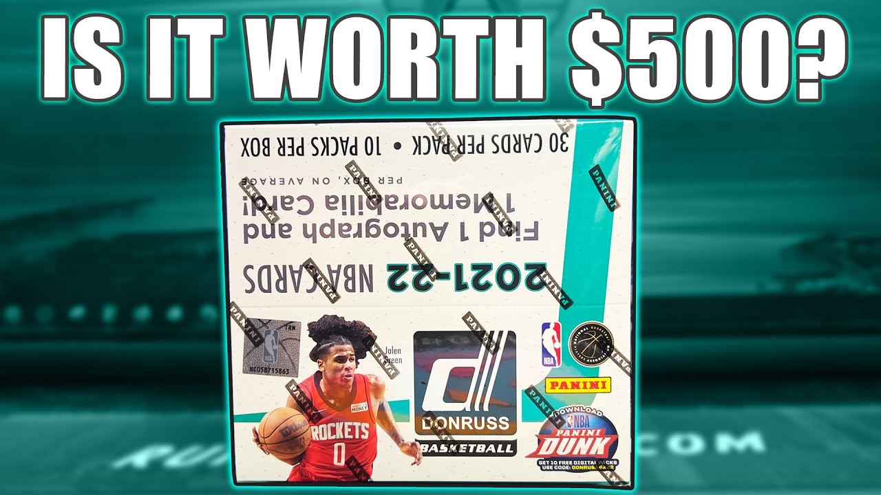 IS IT WORTH $500?! 🤔 | 2021-22 Donruss NBA Hobby Box Review - Filthy Patch Hit!! 🔥