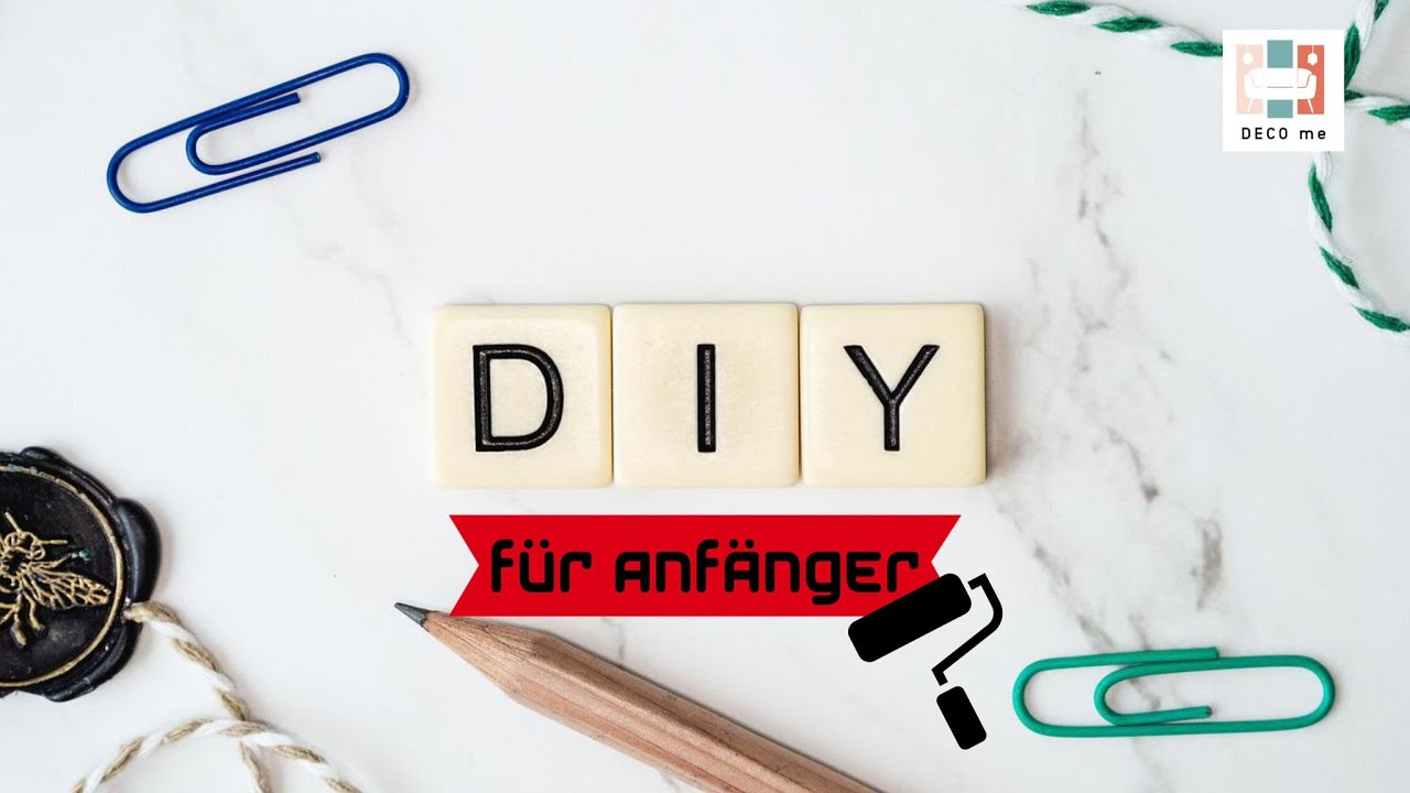 DIY Dekovase - Deko für Anfänger und selber machen - Einkaufsliste gleich dabei
