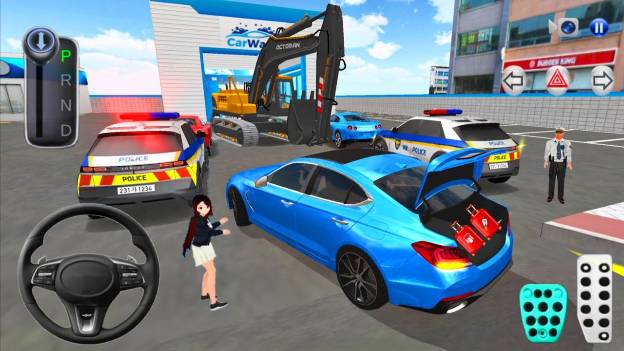 New Mercedes G63 Stuck in Car Wash🚘🚧 3D Driving Class 2025 - Android Gameplay Car Games