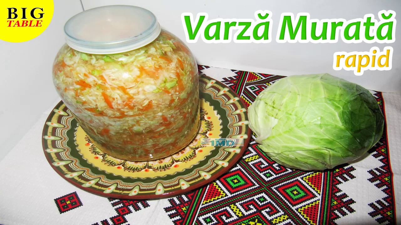 VARZĂ MURATĂ RAPID - Varză murată tocată la borcan | BigTable