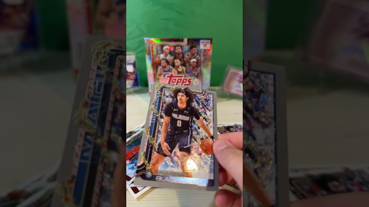 Myla is RIPPING NBA TOPPS Holiday Mega Box