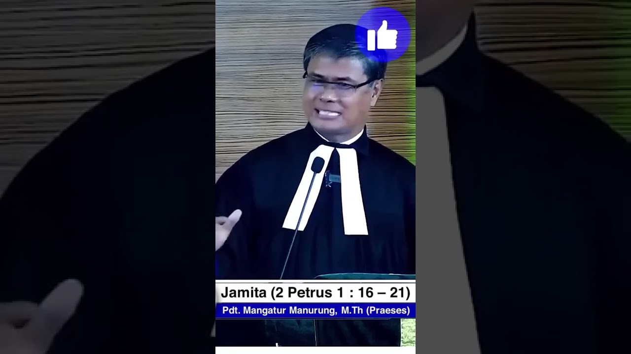 Khotbah populer Pdt Mangatur Manurung 2 Petrus 1:16-21 estomihi wajib tonton menyumbang gedung resto