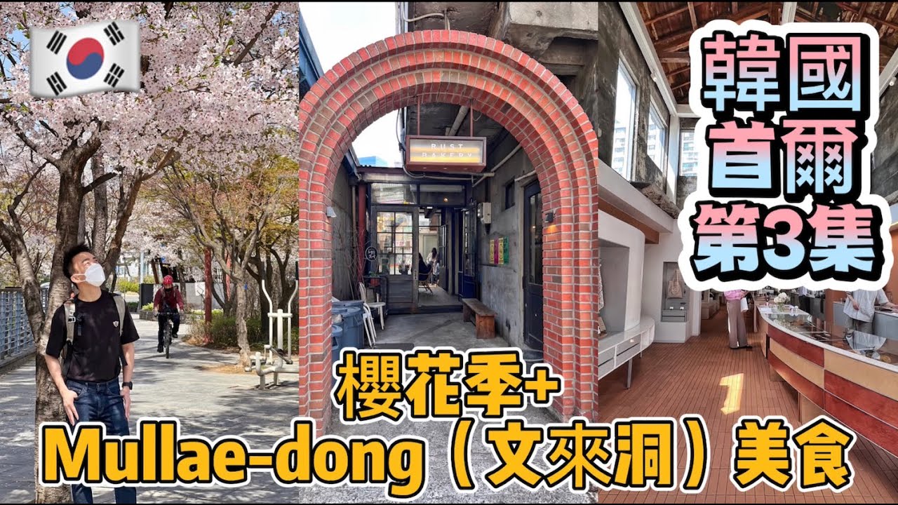 韓國：首爾 Travel Vlog 第3集：櫻花季+Mullae-dong 文來洞美食攻略 | Stormscape