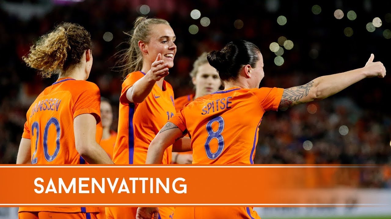 Highlights: Oranjeleeuwinnen - Noord-Ierland (06/04/2018)