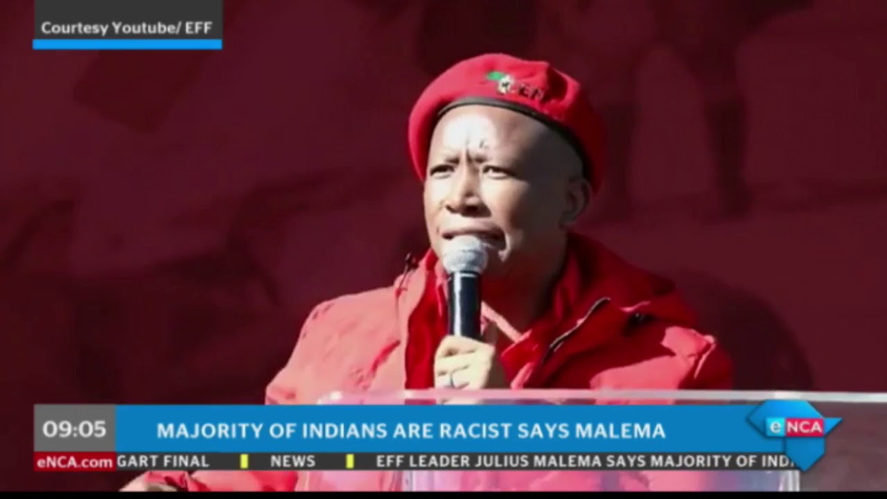 Social media reacts to Malema comments on Indians