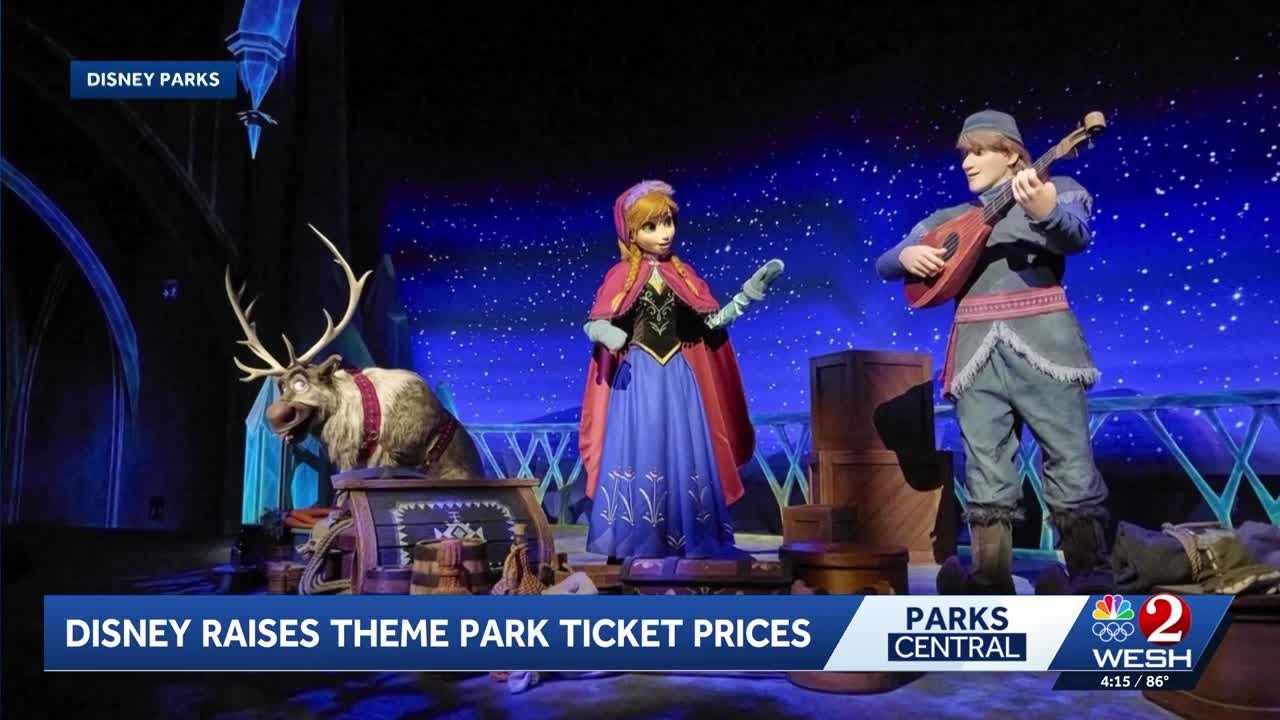 Disney raises theme park ticket prices