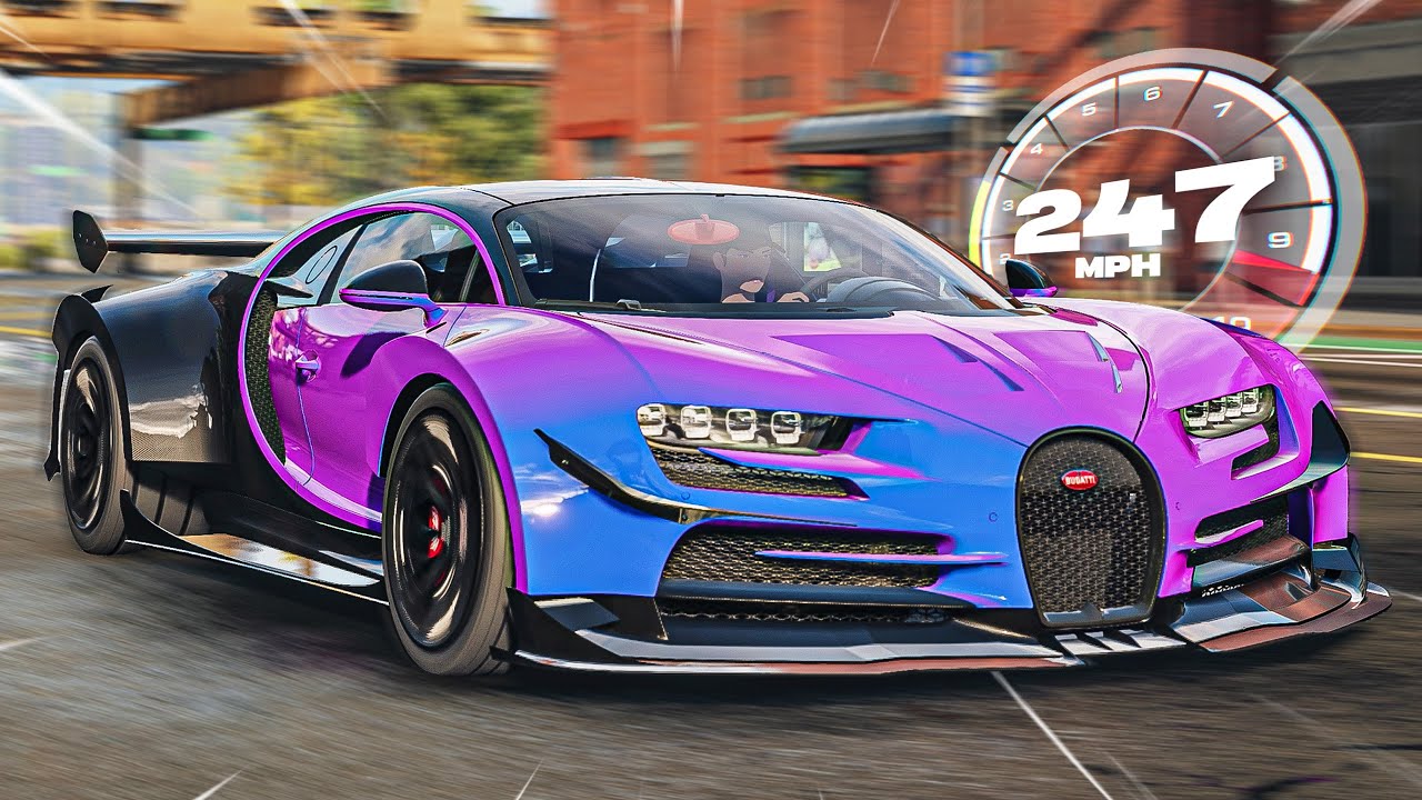 Need for Speed Unbound - FASTEST Top Speed Bugatti Chiron Customization!