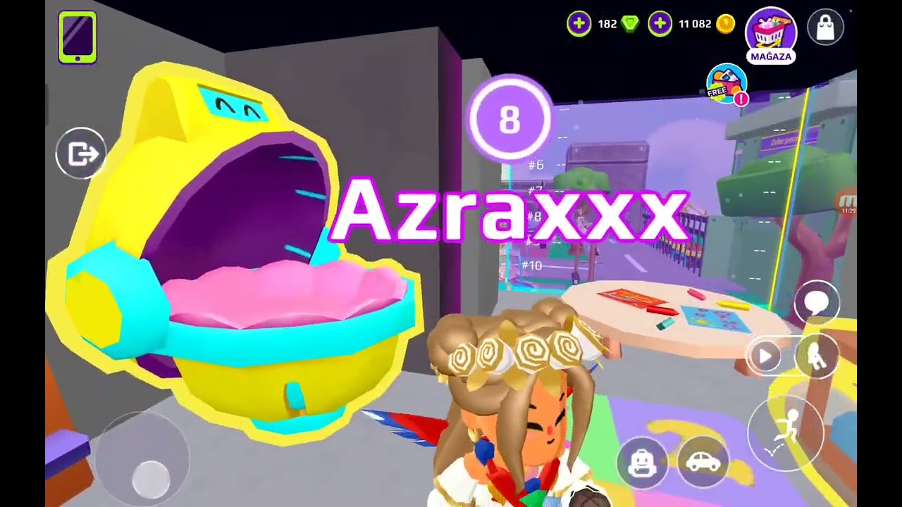 Bugün pkxd de şehirde dolaşıyoruz.