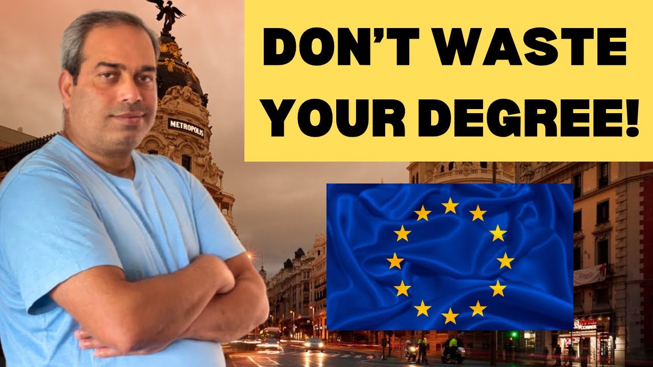 Don&rsquo;t Waste Your Degree with Padron in Spain or Article 92 in Portugal in Europe I Inayat Ullah