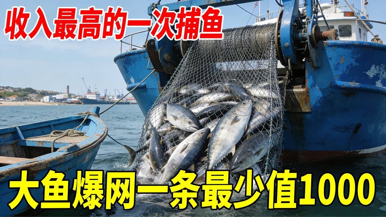 这两年收入最高的一次捕鱼，一次收获30条  #赶海 #渔民生活实拍 #海鲜