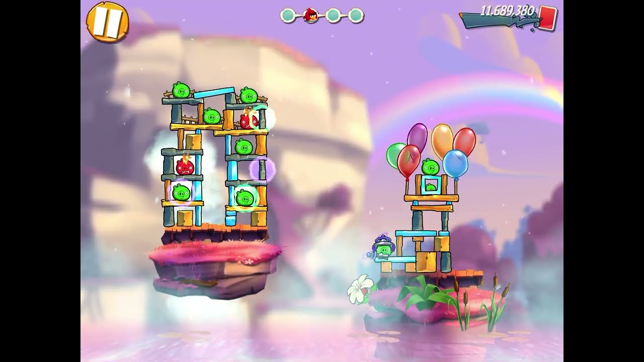 Angry Birds 2 - The Frosty Adventure - (Levels 1 - 10) [Includes Slingshot Upgrade To 81!]