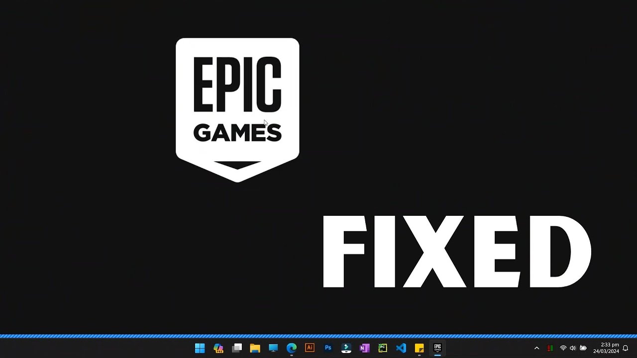 How to fix Cropped Display Screen Error Epic Games Launcher | 100% Fixed [2024]