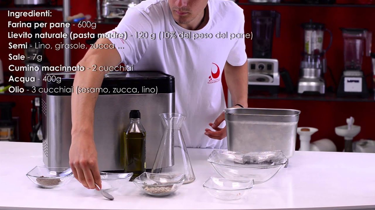 La macchina per il pane casalingo Sana   Istruzioni per preparare il pane