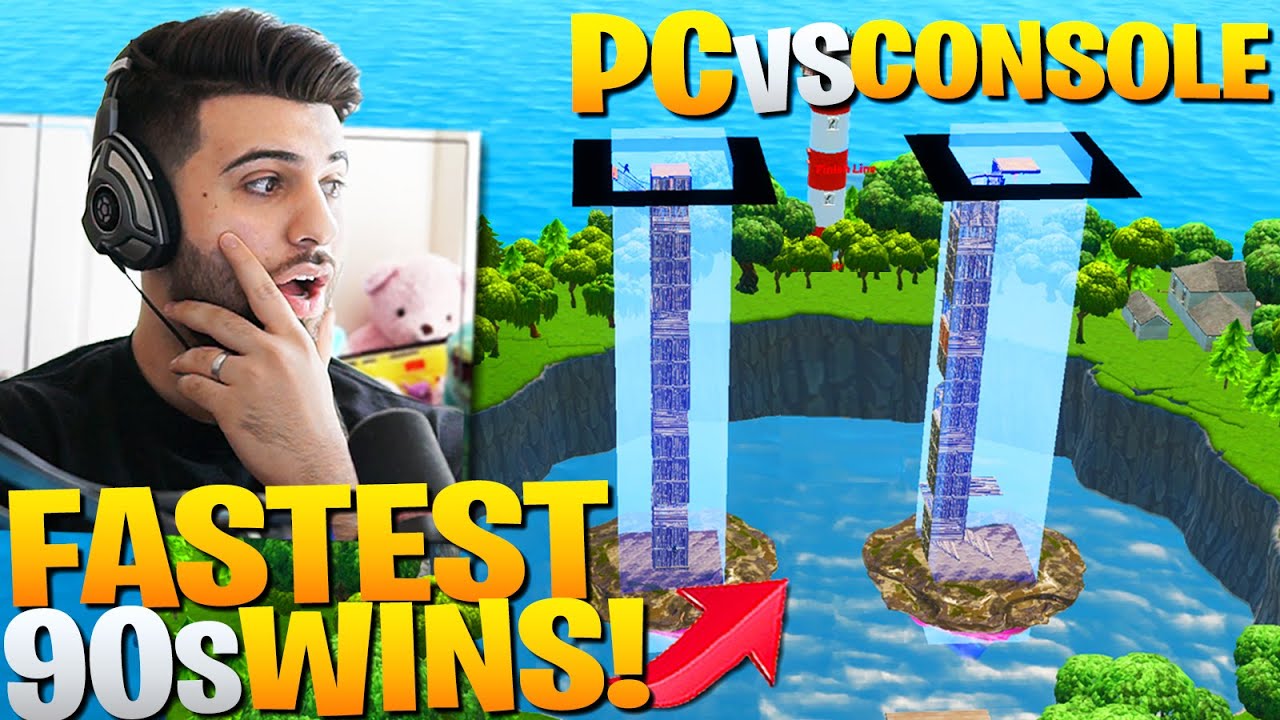 PC vs Controller: Who Has The FASTEST 90s? (Fortnite Battle Royale)