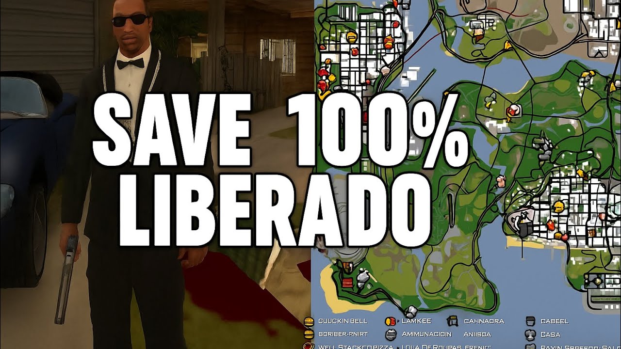 ▶️SAVE 100% LIBERADO, PARA GTA SA ANDROID link direto para download!!🤑.