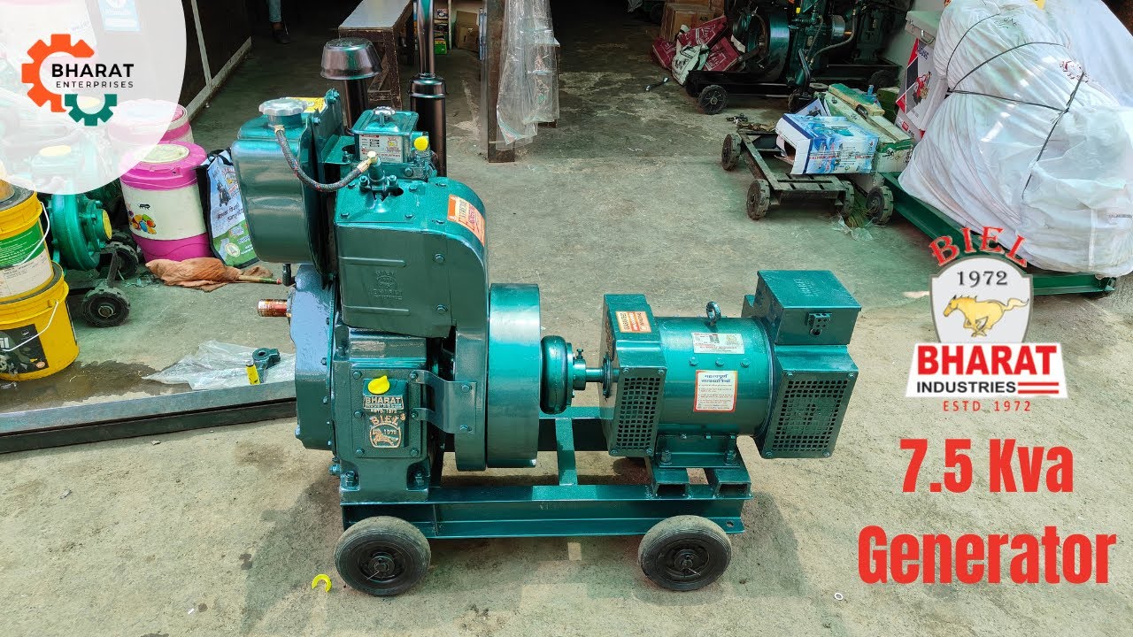 Bharat Industries 7.5kva Generator | Original Bharat Generator |