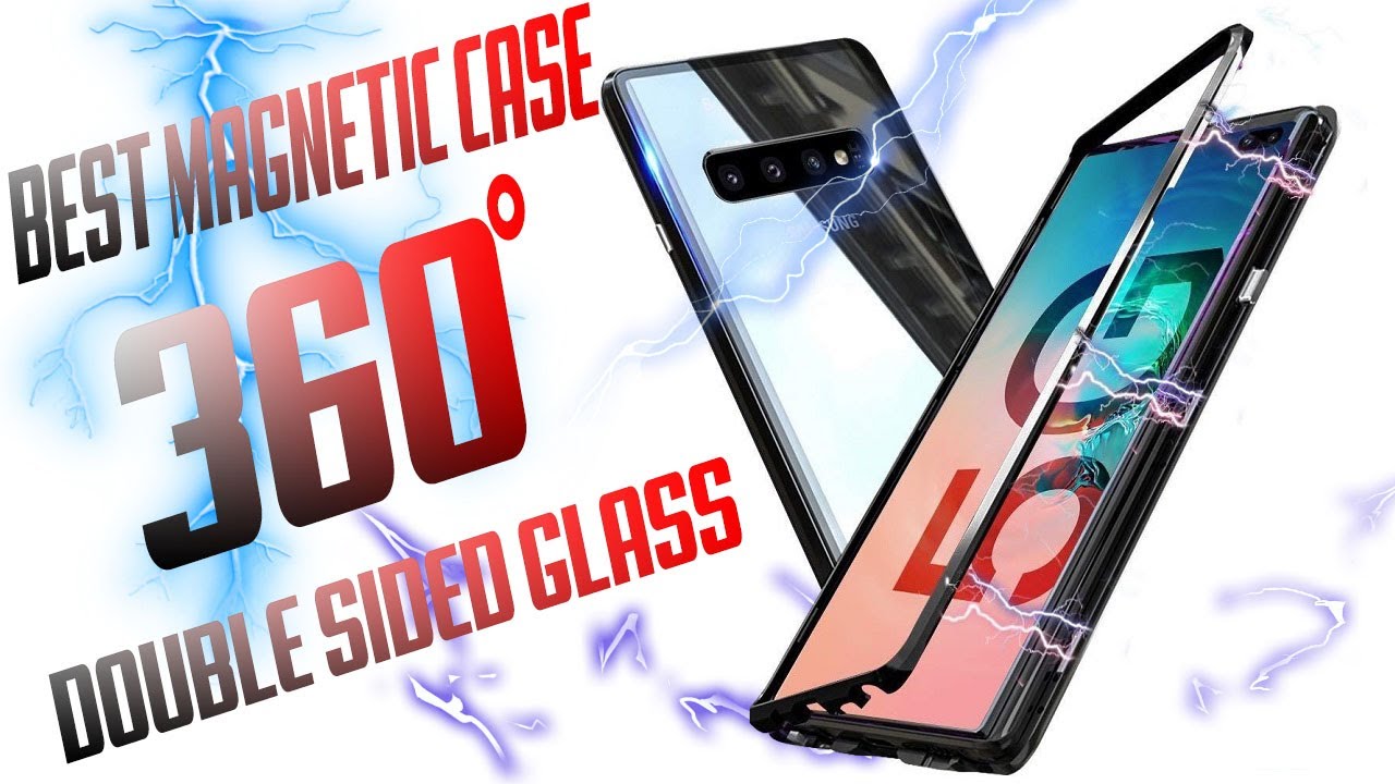 New Magnetic Case Samsung Galaxy S10, S20 PLUS Double-Sided Tempered Glass