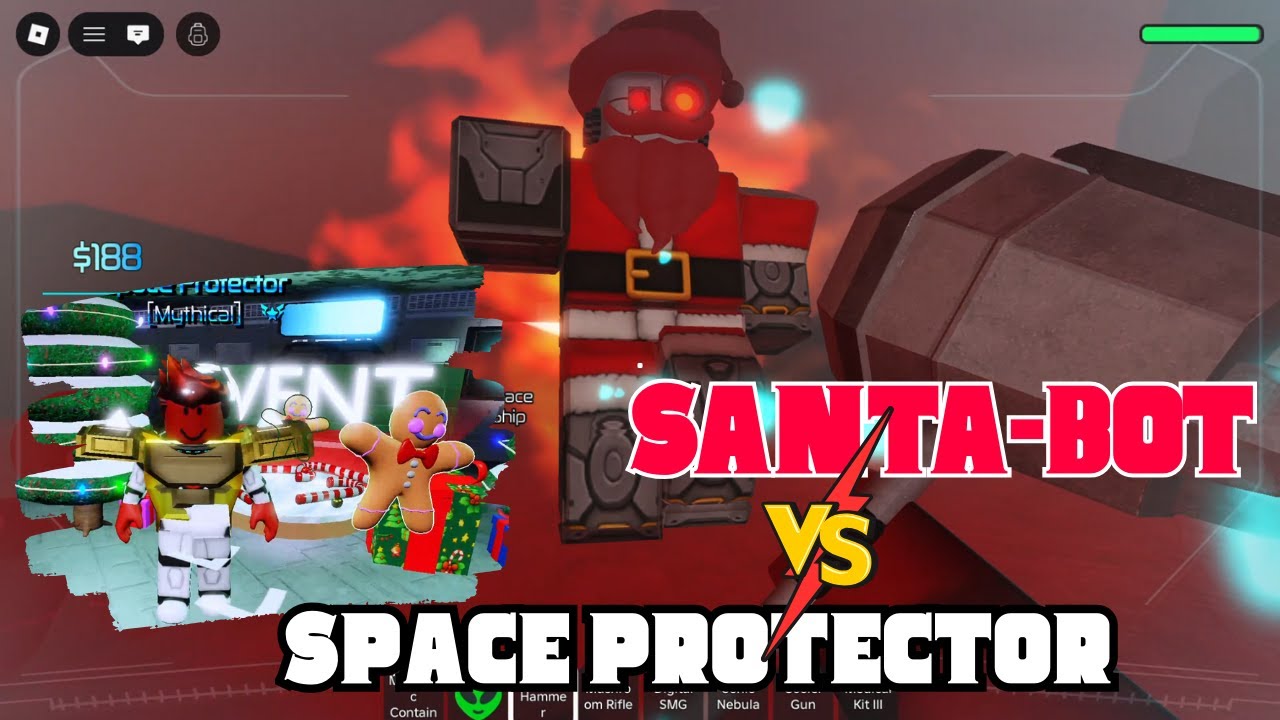 Space Protector Is Underrated — I Beat Santa-Bot & Big Snow Man With It!