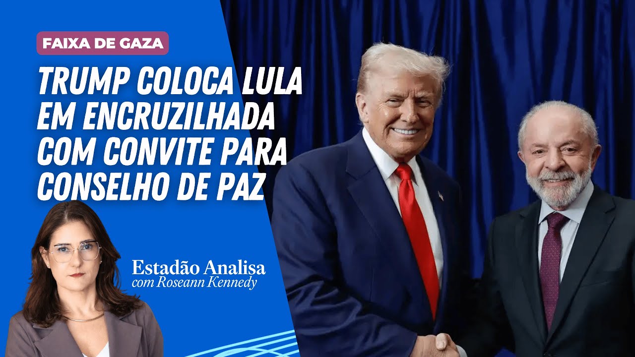 Trump coloca Lula em encruzilhada com convite para Conselho de Paz | Estadão Analisa